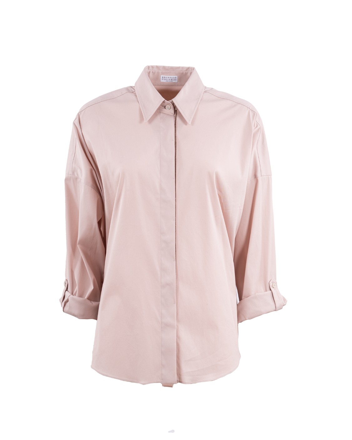 shop BRUNELLO CUCINELLI  Camicia: Brunello Cucinelli camicia in popeline di cotone stretch con Shiny Trim.
Chiusura con bottoni nascosta.
Colletto classico.
Polsini con bottone.
Decorazione in monile Nickel-free.
Composizione: 72% COTONE, 23% POLIAMMIDE, 5% ELASTAN.
Made in Italy.. M0091MA636-C9600 number 5658485